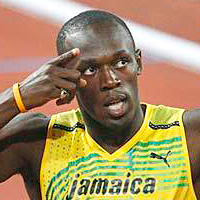 男子100m走 世界10傑タイム記録者の身長と体重